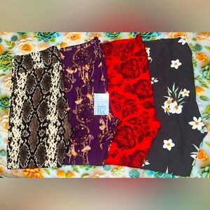 4 pack TC2 Lularoe Leggings